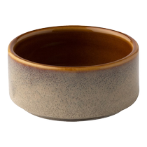 alaniz Nanz Yicai-Small round ceramic condiment dipping saucer ketchup vinegar dish seasoning pickles snack dish