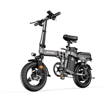 Wuyang electric bicycle folding electric bicycle ultra-light portable new national standard driving battery vehicle adult moped