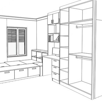 Factory direct operation beijing whole house custom wardrobe factory