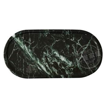 Natural marble luxury stone tray ornaments bathroom sink toilet supplies towel aromatherapy storage tray
