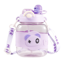 2024 New Big Belly Cup Childrens Water Bottle Cute Ton Bucket Ton Girls High-Looking Large Capacity Water Cup 751