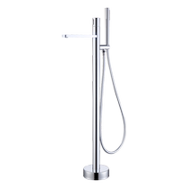 Hotel bathtub floor-standing all-copper shower faucet household bathtub shower set mixing valve faucet