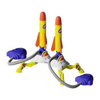 ເດັກນ້ອຍ pedal rocket launcher toy luminous flying cannon outdoor foot launcher boy 3 ປີອາຍຸ 6 ປີ