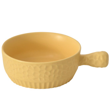 Baiyu home creative relief handle bowl noodle bowl