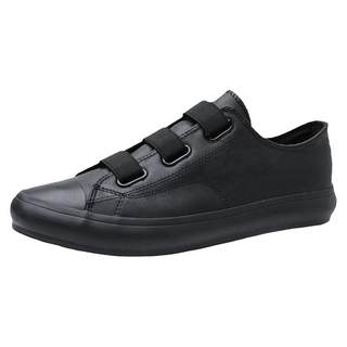 Men's slip-on low-top casual leather shoes