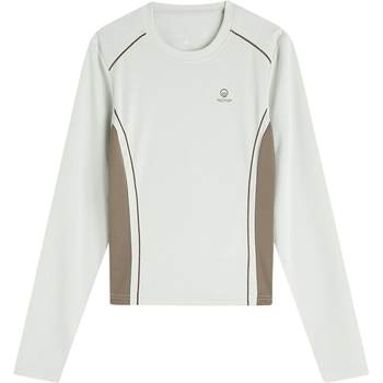 Tantuo outdoor quick-drying long-sleeved t-shirt for women's spring and autumn short sports running fitness training base shirt