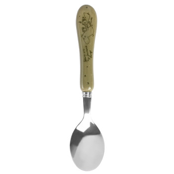 Blue lotus stainless steel western food spoon