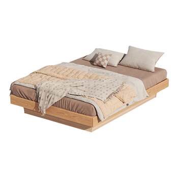 50% off oak bed, tatami, high box bed without bedside