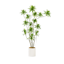 Simulated green plant lily bamboo high-end light luxury large bionic fake green plant atmosphere tree indoor living room decoration ornaments