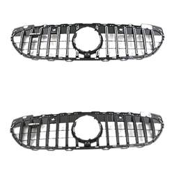 23-24 Mercedes-Benz new C-class GT grille C200C260l modified front face AMG vertical strip grille exterior parts decoration