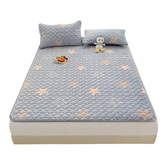 Thick and fleece mattress warm flannel mattress pad