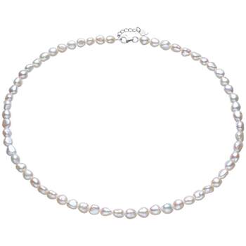 Demi s925 silver freshwater baroque seedless bead necklace