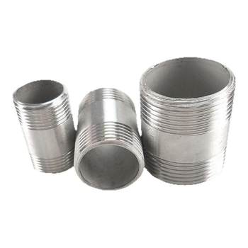 Stainless steel 50 double-headed external threaded wire short section
