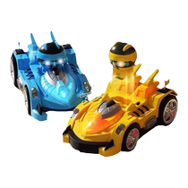 Childrens remote control bumper car toy boy gift running kart double battle drift car female 146
