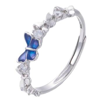 Ferrara butterfly ring original design light luxury jewelry official accessory for women