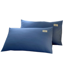 MUJI pure cotton solid color pillowcases one pair 48cmx74cm household pillow core liner pillow case summer 2