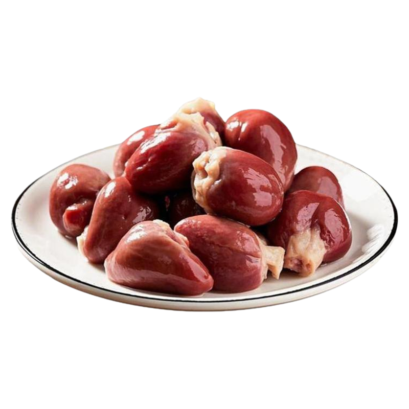 Fresh raw chicken heart 2 pounds 4 pounds chicken offal chicken heart tube frozen fresh wholesale cooked food barbecue braised ingredients