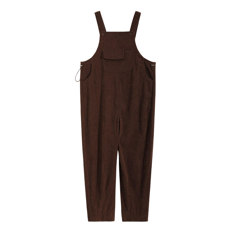 Small pregnant women's overalls with velvet and thickened in autumn and winter