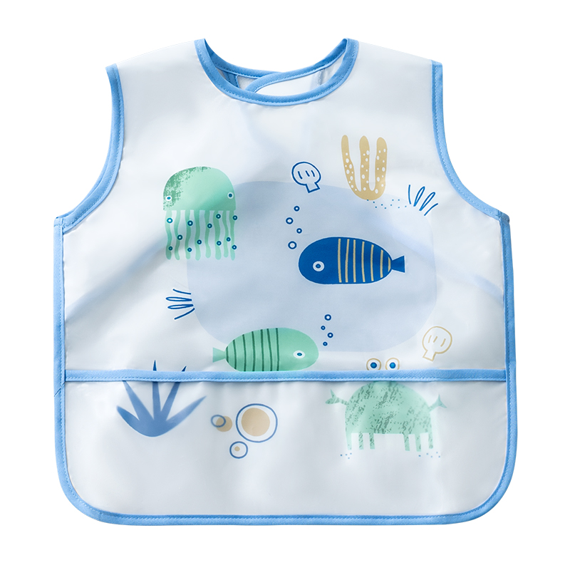 Betis baby waterproof and stain-proof coveralls for eating