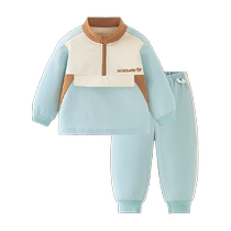 Mini Barabbala boy and girl long sleeve suit baby spring baby collision child sport