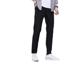 Autumn and winter thickened mens six-proof technology windproof and waterproof warm pants loose large size cotton pants casual pants plus velvet pants