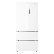 Midea 508L white double-open French four-door first-class double-cycle household air-cooled frost-free embedded refrigerator