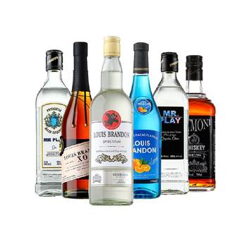 Wine combination set, bartending vodka base