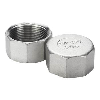 304 Stainless Steel Hexagonal Internal Thread Plug Cap, Pipe Cap, 1/2 Inch, 3/4 Inch, Internal Thread Cap, Internal Thread Pipe Plug, Sealing Head