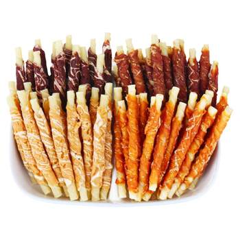 Dog snacks cowhide stick teeth cleaning 2 shots 3