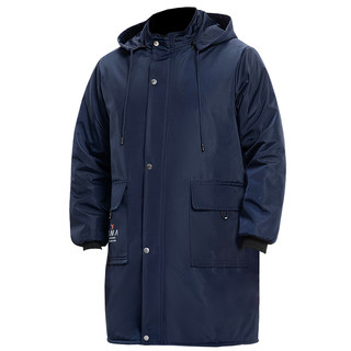 夹棉加厚加绒劳保工作服男装冬季防水耐脏耐磨干活搬运工大褂罩衣