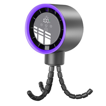 Octopus stroller fan swingable bladeless clip-on fan