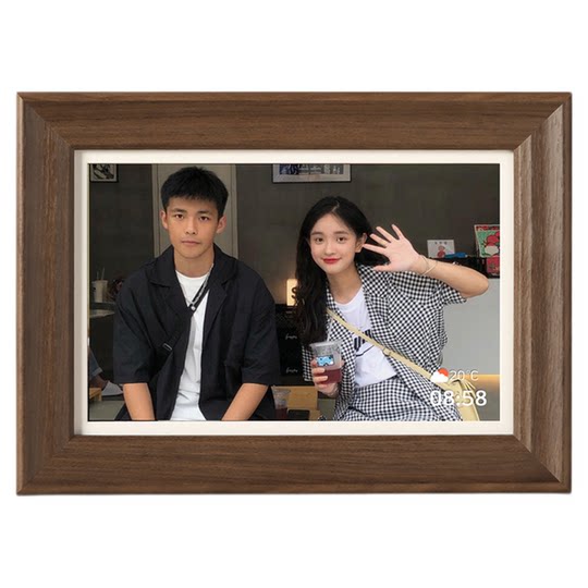 霓时家庭共享电子相册64G触屏智能触控数码相框 高清云相框照片视频播放显示屏摆件画屏影集备婚乔迁生日礼物