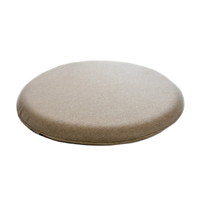 Seat cushion simple memory foam Japanese style cotton and linen round seat cushion
