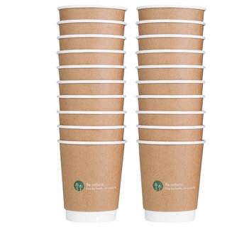 Deli thickened disposable paper cups are anti-scalding and hot and cold