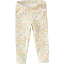 David Bella Girl Bottle Pants 2024 New Spring Child Print Trousers Baby Baby Gas Pants