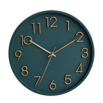 MJK wall clock quartz clock 2024 new home living room modern simple silent fashion punch-free minimalist wind clock