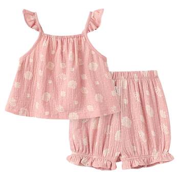 618 ຄໍາຄຶດຄໍາເຫັນລາຄາ babylove ເດັກນ້ອຍຍິງຊຸດ summer ຝ້າຍບໍລິສຸດ gauze camisole ສັ້ນຊຸດສອງສິ້ນ