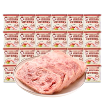 Piggy Hehe Ham Luncheon Meat Canned 90% Pork Instant Noodle Sandwich Hot Pot Instant Noodles Snail Rice Noodles Full Box