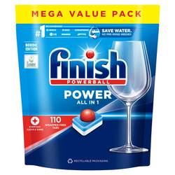 finish bright dishwashing block 110 pieces dishwasher special detergent dishwashing beads dishwashing powder