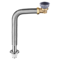 Wash basin stainless steel sewers kitchen sink sink 56 interface extended drainage pipe water pool anti - odor