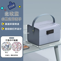 Nordic Blue - Копилка с синей кожаной ручкой