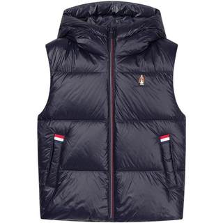 暇步士童装儿童羽绒马甲25冬新品男大童保暖马甲连帽女童保暖坎肩