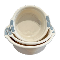 Thickened wash basin household large medium and small plastic basin washing vegetables laundry basin student dormitory foot basin basin