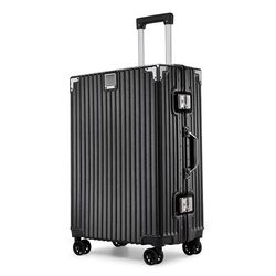 Aluminum-framed suitcase with mother-in-law box for women, 20-inch large-capacity wear-resistant suitcase for men, 24-inch trolley suitcase that can be seated and boarded