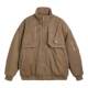 Loose stand collar work jacket