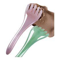 Five-claw head massager comb long-arm five-claw scalp scraping head therapy resin beeswax five-finger head meridian comb