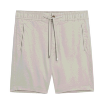 New Season Special Massimo Dutti Mens Clothing 2024 Summer New Outdoor Style Comfortable Cotton Solid Color Drawstring Shorts 02928028710