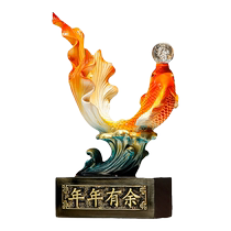 New Chinese-style living room entrance TV dining room wine cabinet decorations home light luxury high-end housewarming gifts