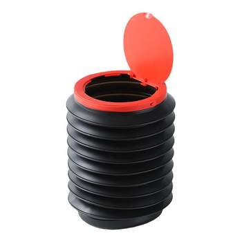 Car trash can car trash bag foldable hanging umbrella barrel creative storage supplies on car