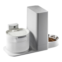 POPO constant temperature cat water dispenser unplugged wireless drinking water two-in-one automatic dog feeding water dispenser all-in-one machine